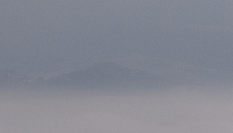 Sibillini with Cartelluccio in the mist